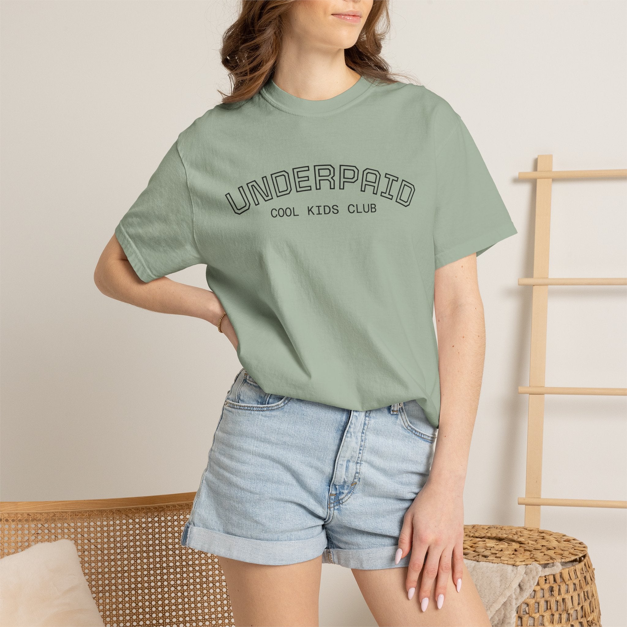 Tee - "UNDERPAID" by COOL KIDS CLUB